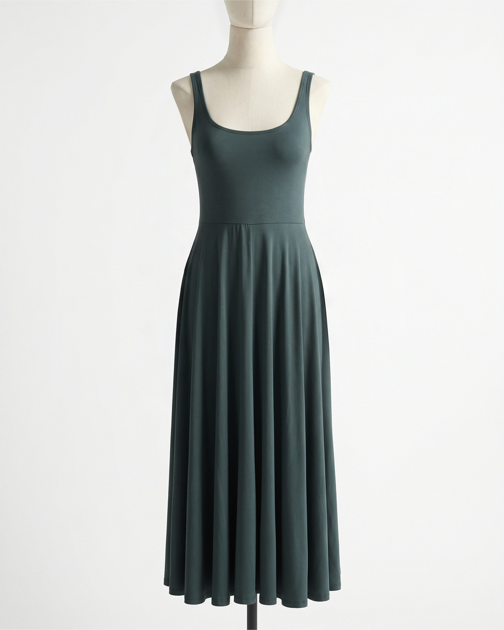 Tencel Jersey Fit & Flare Dress
